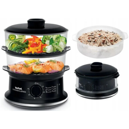 Cuiseur Vapeur Tefal Steam Cooker VC140131 900W Noir Tunisie