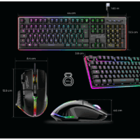 Ensemble Clavier et Souris Gamer Filaire  Spirit Of Gamer Ultimate  Noir – CLS-MK600BK Tunisie