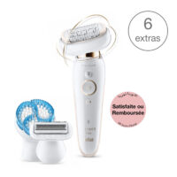 Épilateur Braun Pro 3D Silk-épil 9 Flex SES-9010 Blanc Tunisie