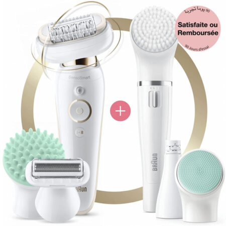 Épilateur Braun Pro Silk-épil 9 3D SES9300 Blanc Tunisie