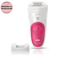 Épilateur Braun Silk-épil 5 SensoSmart SES5-500 Blanc & Rose Tunisie