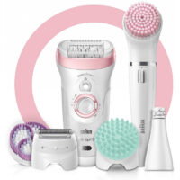 Épilateur Braun Silk-épil 9 SES9-985 Sans Fil Blanc/Rose Tunisie