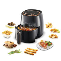 Friteuse Sans Huile Kiwi 5L KAF-5535 Noir Tunisie
