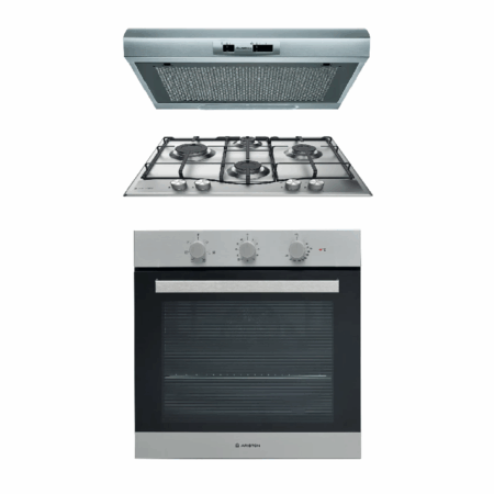 Pack Encastrable Ariston Hotte + Plaque + Four Inox Tunisie