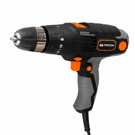 Perceuse électrique DAEWOO DAED300-10 300 W Orange & Noir – DAED300-10 Tunisie