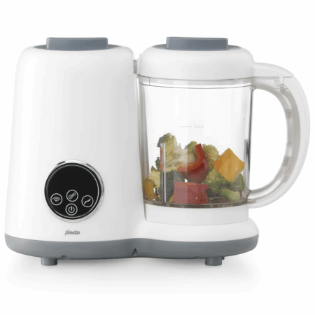 Robot de Cuisine Sain Pour Bébé 5 en 1 Alecto BFP-66 Blanc Tunisie
