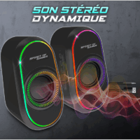 Haut-parleur Gamer Sans Fil Spirit Of Gamer Fanatic 500 Rgb – Noir- SP-5500-BK Tunisie