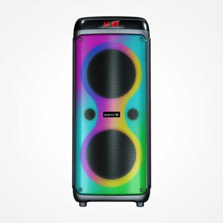 Haut Parleur Sans fil iconix BETA 08 RGB 800W – Noir – BETA-08 Tunisie