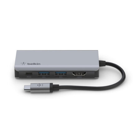 Adaptateur Belkin Usb-c Multiport 4-en-1 – Gris – AVC006btSGY Tunisie