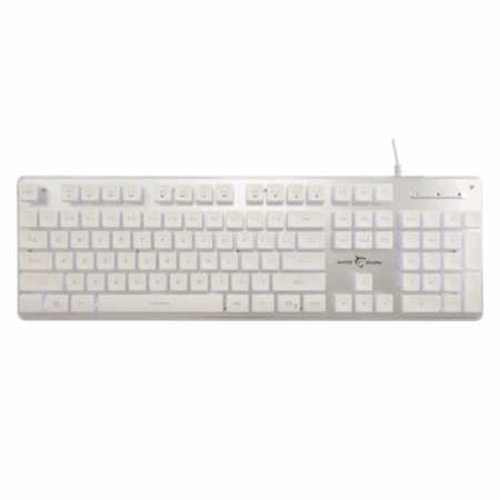 Clavier Gamer White Shark Tachi White Membrane US -Blanc Tunisie