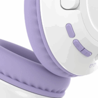 Casque Belkin supra-auriculaire sans fil pour enfants SoundForm Inspire -Blanc &Violet  – AUD006BTLV Tunisie