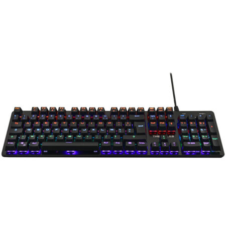 Clavier Gamer Mécanique THE G-LAB Blue Switch RGB – Noir -Keyz-Carbon-EX/FR Tunisie