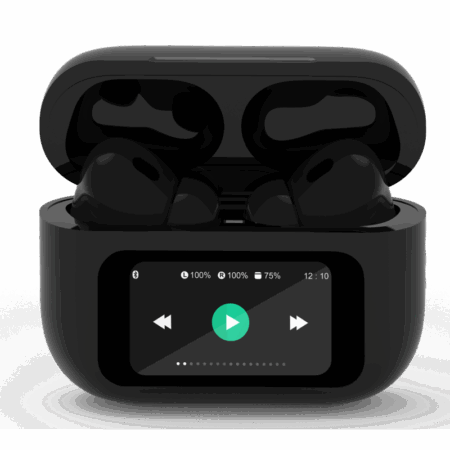Écouteurs Sans Fil Gembird TWS-LCD-ANC-01-BK Hi-Fi In-ear Noir Tunisie