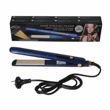 Lisseur Cheveux Prova PE-022 Pro Ceramic Extra Bleu Tunisie