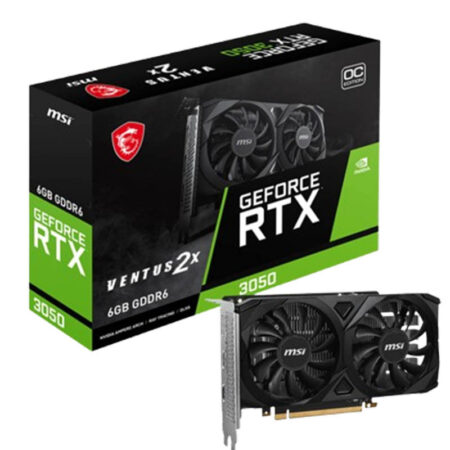 Carte Graphique Msi Geforce Rtx 3050 Ventus 2x E 6go Oc -912-V812-056 Tunisie