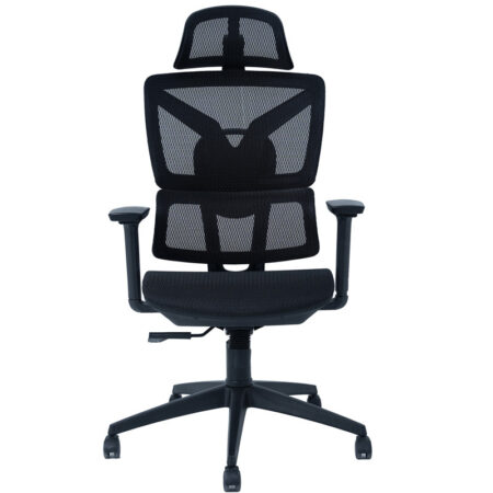 Chaise Directeur Oxygène Base Chrome – Noir Tunisie