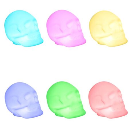 Haut Parleur Sans Fil Bigben Tête de mort Lumineuse- Blanc – BTLSSKULL Tunisie