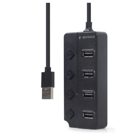 Hub Usb Gembird 4 Ports – Noir – UHB-U2P4P-01 Tunisie