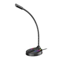 Microphone Gamer Filaire Havit GK55 Rgb – Noir Tunisie