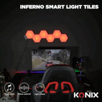 Inferno Smart Light Tiles Konix Drakkar 6 Piéces – 61889000010 Tunisie
