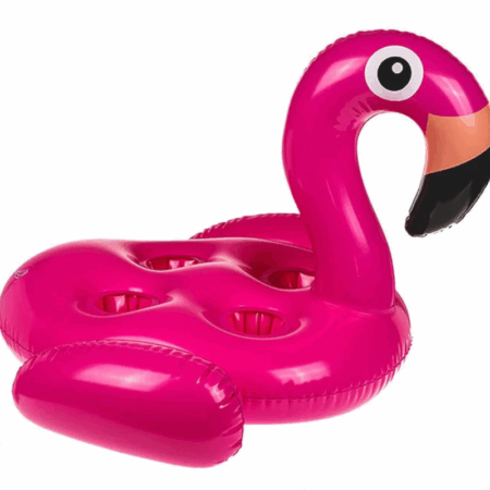 Porte-gobelet gonflable Flamingo -Rose Tunisie