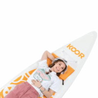 Planche à pagaie Koor Moolaka Touring 11.6 pieds – Blanc & Orange Tunisie