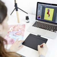 Tablette Graphique WACOM Intuos Small Bluetooth – Noir – CTL-4100WLK-S Tunisie