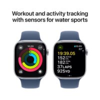 Apple Watch Series 10 GPS 46 Mm Aluminium – Silver – MWWM3QF/A Tunisie