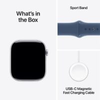 Apple Watch Series 10 GPS 46 Mm Aluminium – Silver – MWWM3QF/A Tunisie