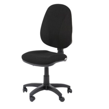 Chaise secrétaire Brio Dossier avec Sans Accoudoirs – Base Noir Tunisie