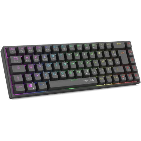 Clavier Gamer Sans Fil THE G-LAB KEYZ TITANIUM WL Noir – KEYZ-TITAN-B-WL/FR Tunisie