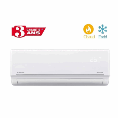 Climatiseur Newstar 24000 BTU Chaud & Froid Inverter Blanc Tunisie
