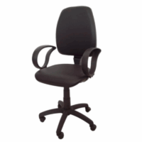 Chaise Operateur avec Accoudoirs – Base Chrome Tunisie