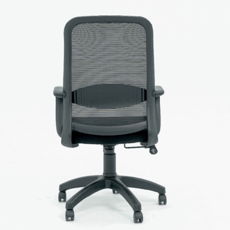 Chaise Secrétaire Solo Avec Accoudoirs – Noir Tunisie