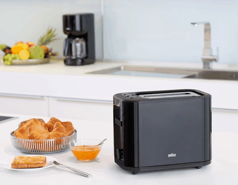 Grille Pain Braun 1000 W HT3010BK- Noir Tunisie