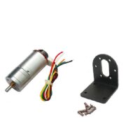 Moteur Réducteur GA 25-370 DC 12v 625 RPM avec support Tunisie