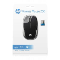 Souris Sans Fil HP 200 Noir – X6W31AA Tunisie