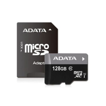 Carte Mémoire Adata 128 go Class 10 Avec Adaptateur – AUSDX128GUICL10A1-RA1 Tunisie