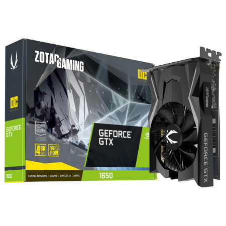 Carte Graphique ZOTAC GAMING Geforce GTX 1650 oc 4 Go gddr6 – ZT-T16520J-10L Tunisie