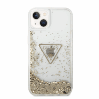 Etui Guess Liquide Glitter avec logo triangle pour iPhone 14 Plus – Silver – 09287 Tunisie