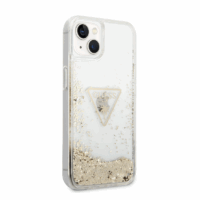 Etui Guess Liquide Glitter avec logo triangle pour iPhone 14 Plus – Silver – 09287 Tunisie