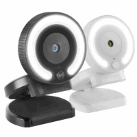 Webcam Mars Gaming Webcam 1080p, Light Ring – Blanc – MWPRO PRO Tunisie