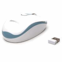 Souris Omega Sans Fil 1600dpi – Blanc & Bleu -OM220WB Tunisie
