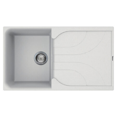 Évier Graniteck Focus F.86W Blanc Tunisie