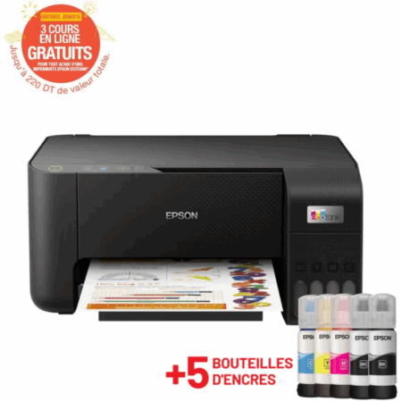 Imprimante à Réservoir Intégré Epson Ecotank L3251 3 en 1 Couleur Wifi -C11CJ67409 Tunisie