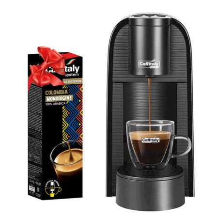 Machine à Café Caffitaly VOLTA S36 1450W Noir + Paquet De 10 Capsules Offert Tunisie