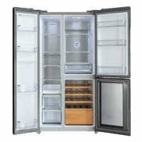 Réfrigérateur Side By Side Hyundai NoFrost 548 L + Cave À Vin HYN-91TWC.SG Verre Gris Tunisie