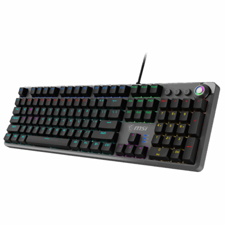 Clavier Gaming Filaire Mécanique Msi Forge Gk310 Rgb Red Switches – Noir -OS1-8ZA8015-000 Tunisie