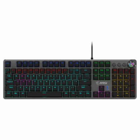 Clavier Gaming Filaire Mécanique Msi Forge Gk310 Rgb Red Switches – Noir -OS1-8ZA8015-000 Tunisie
