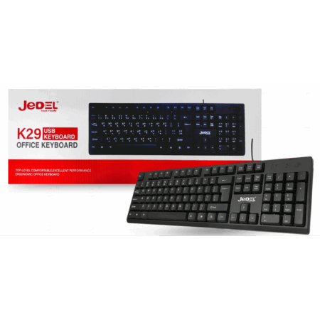 CLAVIER USB JEDEL – K29 – NOIR Tunisie